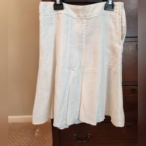 A-line "linen" skirt, H&M, lined